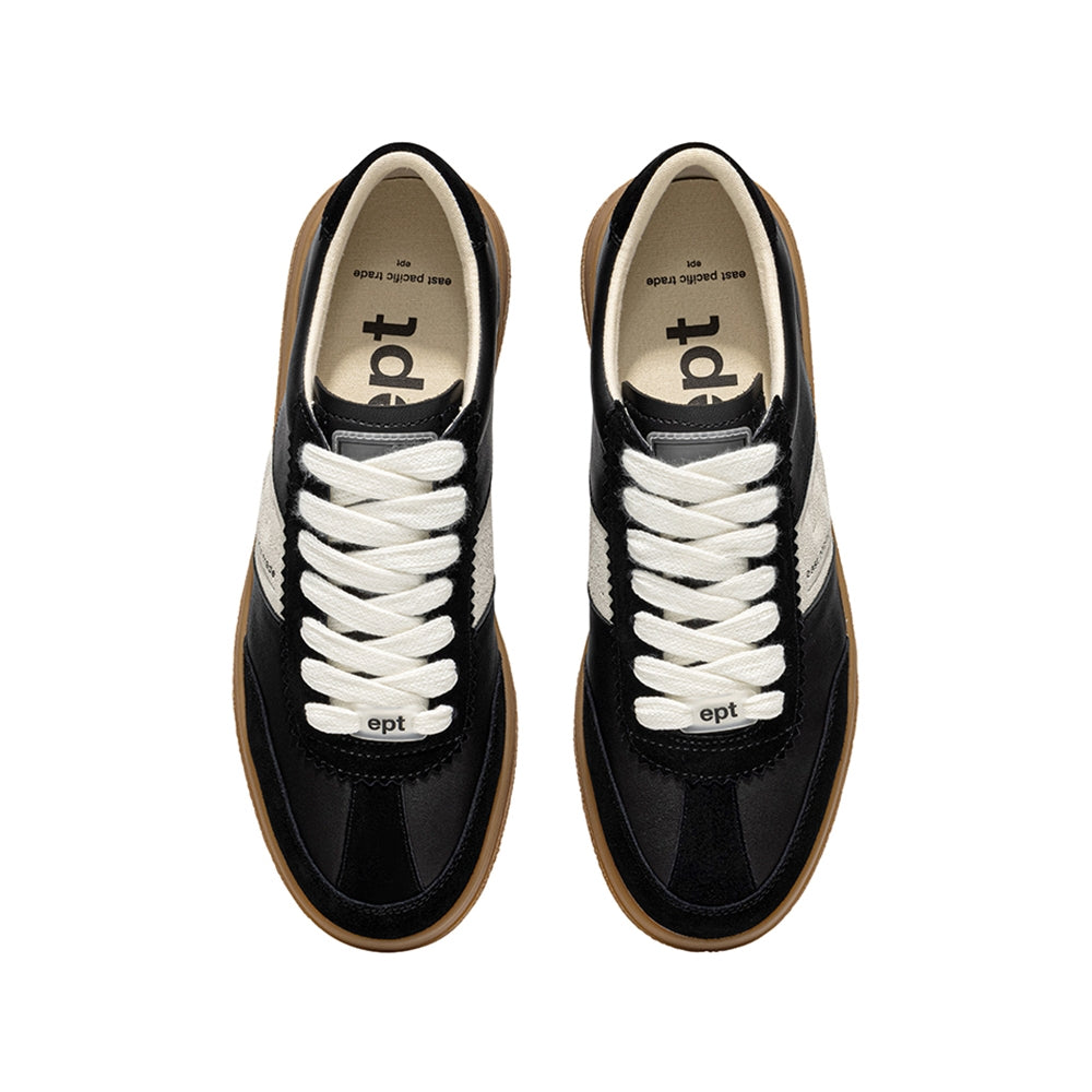 SANTOS sneakers leather-suede close-up