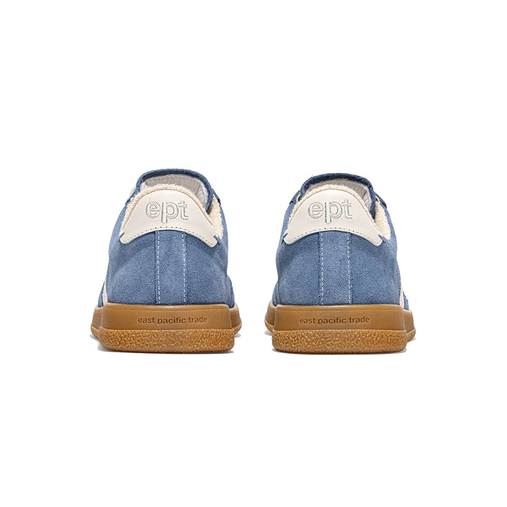 Everyday blue off-white low-profile trainer shoe